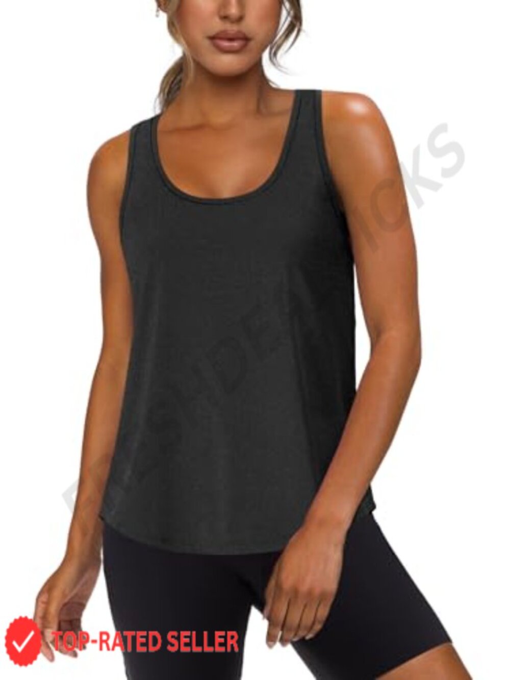 Women's Racerback Workout Tank Top Sleeveless Athletic Gym Yoga Running